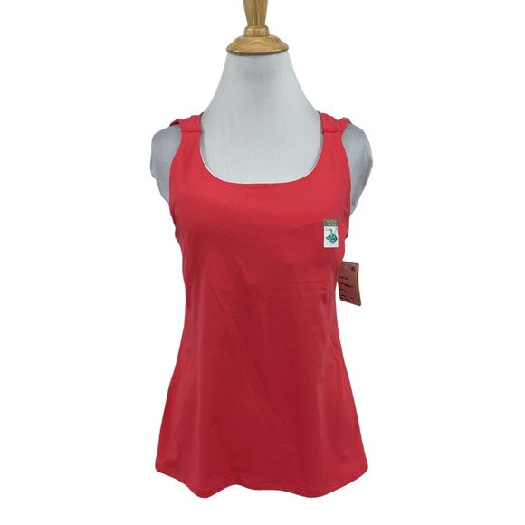Trina Turk Tankini Womens L Large Watermelon Wicking Padded Strappy Tank Top - Picture 1 of 16